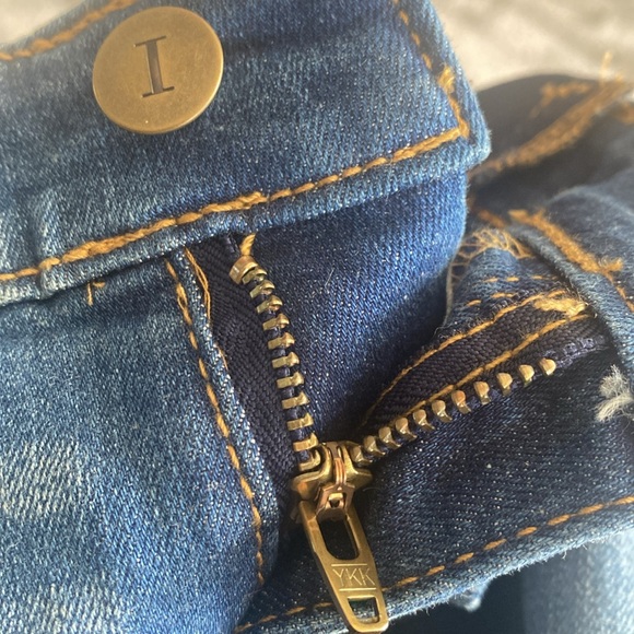 Isabel skinny maternity side panel cropped Jeans size 00 waist 24 NWT - Picture 7 of 11